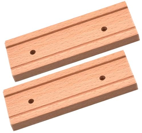 BAZEITFLOW 2 Stück Kalimba Bridge aus Natürlichem Holz Profi ersatzteil für Daumenklavier Langlebig Glatt Verarbeitet Robustes Kalimba zubehör für Musikliebhaber DIY Thumb Piano Teile