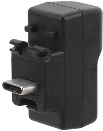 NinGYiYan Action-Kamera-Mikrofon-Adapter mit 3,5-mm-Soundanschluss und Typ-C-Ladeanschluss, externer Mikrofonanschluss für Panorama, kompaktes Design, sichere Snap-On-Installation