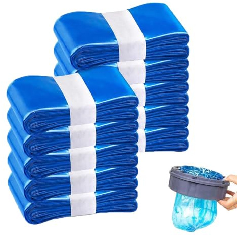 8-Pack Nappy Bin Refills | Strong Odour Lock and Tear-Resistant Baby Nappy Bin Liners Replacement | Compatible with All Models of Trash Bins | Hold 320 Diapers