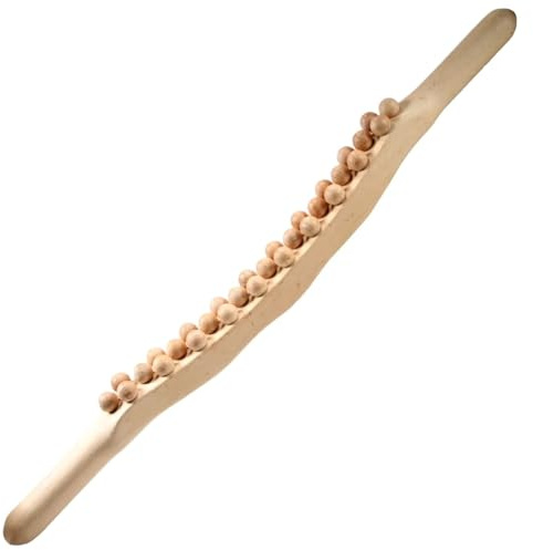 Interdentalbürsten Back Scratche Wooden Therapy Massage Tools 36 Beads Leg Body Massager Handheld Stick for Relieves Pain