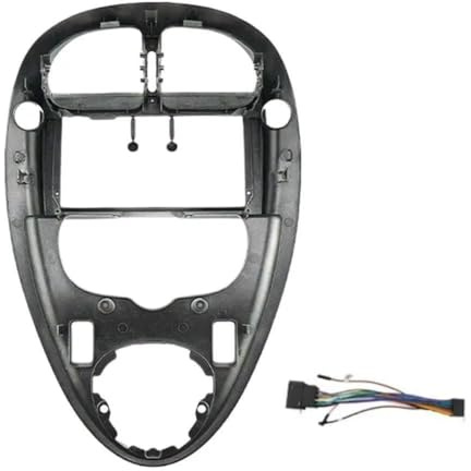 Panel Navegación Android Marco Universal Tablero Adaptador Fascia Estéreo Automóvil Multifunción para Citroën para XSARA para Picasso 1999 2000-2010 Marco Radio Coche(Black Belt Line)
