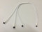 Shakmods 3 pin Fan to 3 ways Y Splitter 60cm White Sleeved Extension Cable