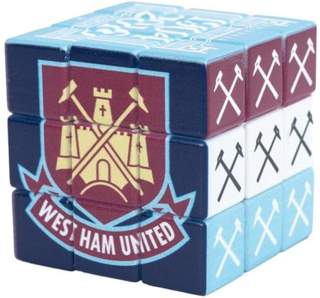 Paul Lamond West Ham United Football Club Rubik's Cube, burgundy