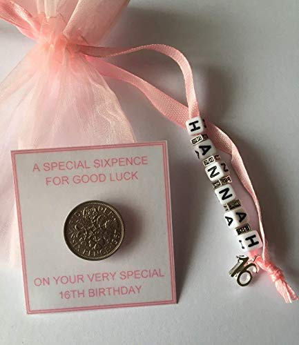 Personalised Lucky Birthday Sixpence Gift - 1st,13th, 16th 18th, 21st, 30th, 40th, 50th 60th