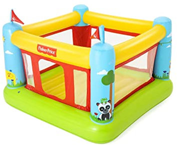 Fisher-Price Bouncetastic - Bouncer gonfiabile per interni ed esterni, ideale per bambini dai 3 anni in su