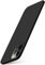 moex Alpha Case für Apple iPhone 12/12 Pro Hülle Ultra Dünn, Schutzhülle mit erhöhtem Kameraschutz, Slim Cover Hardcase Backcover, Dünnste Handyhülle Minimalistisch, Matt Schwarz