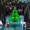 3D Weihnachtskarte Pop Up Grußkarte Kristall Weihnachtsbaum Geschenkkarte Dreidimensional Karten Weihnachten Grußkarte Klappkarten mit Umschlag Grün