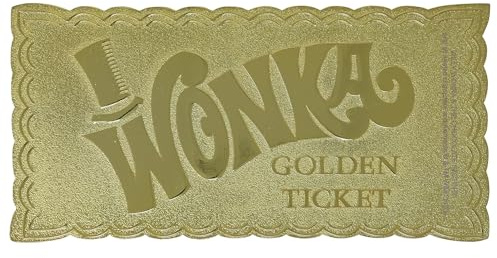 FANATTIK Willy Wonka - Golden Ticket - Ticket Edition Collector