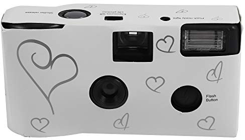 Lodokdre Appareil photo jetable pour 36 photos avec flash manuel HD à usage