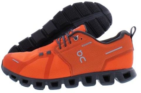 ON Herren Cloud 5 Waterproof flame/eclipse Gr. 44