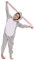 WAFUNNE Flannel Rabbit Bunny Costume Cosplay Halloween Animal Onesie for Kids Adults Boys Girls Child Gray Rabbit 110