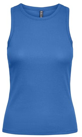 PIECES Damen Pcruka Boxer Tank Top Noos Bc, French Blue,M
