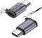 Seminer Adaptador de Micro USB a USB C (2 Pack), Adaptador Tipo-C Macho a Micro USB Hembra Compatible con Sincronización de Datos Compatible con Samsung Galaxy S8/S8+, Google Pixel 3/2