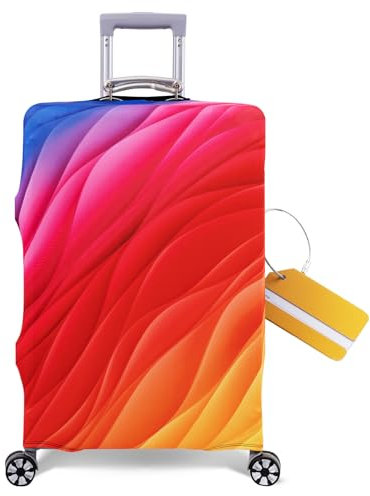 OrgaWise Kofferhülle Luggage Cover Gepäck Cover Gepäckabdeckung for Travel Luggage Schutzhülle Koffer (Treibsand, 25''-28'')