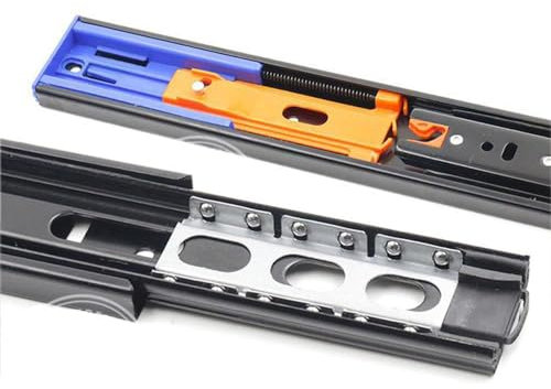 1 Paar Vollauszüge Schubladenschienen, 250 mm Edelstahl Heavy Duty Küchenschrank Schienen Schubladen Kugellager Ziehschieberer Ersatz
