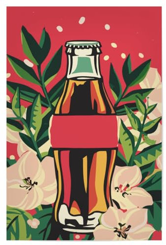artboxONE Poster 150x100 cm Floral Soda floral Illustration - Bild Illustration Fantasy floral