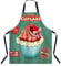 Xuwenz Schürze für Damen und Herren 001, Vintage-Cupcake, 31 X 27 Inch