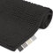 Beautissu Badematte rutschfest 70x120 cm Chenille Badezimmerteppich Groß Flauschig Badteppich rutschfest waschbar Badvorleger Bad Teppich Badezimmer Duschvorleger Badematte Schwarz – BeauMare WR