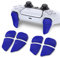 PlayVital Trigger Estensione per ps5/Edge Controller Joystick,BLADE Tasti L1 L2 R1 R2 Grilletto Lungo per PS Portal Remote Player,2 Paia,Blu