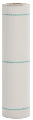 vidaXL Membrane Anti-Mauvaises Herbes Blanc 0,5x200 m PP, Tissu Anti-Mauvaises Herbes, Membrane de contrôle des Mauvaises Herbes, Tapis de paillage