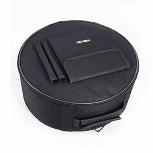 600D Oxford Cloth Dumb Drum Bag Silent Aufbewahrung von Snare Drum Ständer Percussion Instrument Bag Case Gepolsterte Snaretasche, tragbare Snaredrum-Tragetasche, Rucksack für Aufbewahrung, Transport
