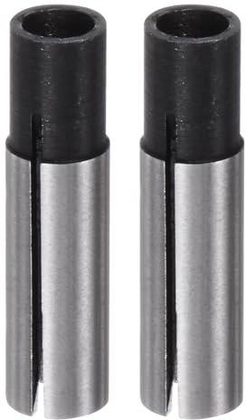 QUARKZMAN 2Stk Spannzange Bohrfutter Treiber Adapter 6mm auf 4mm CNC Gravur Bit Fräser Konverter für CNC Maschine Werkzeug