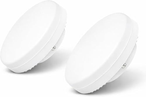 ADAKAT 2er Pack, LED GX53 Leuchtmittel 9W, warmweiß 3000K