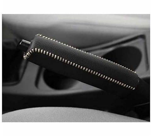 ARRYEDCN Car Handbrake Cover, for Nissan Qashqai 5 doors Facelift 2017-2021 Anti-slip Handle Protector Cover Interior Hand Brake Sleeve Replacement Handbrake Decorative Cover,A