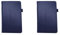 KEALLANS 2X per in Pelle per Fire HD 7 2015 Tablet Pu (Blu Scuro)