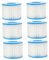 POPETPOP 6 Piezas Filtros de Repuesto para Depuradora de Piscina Tipo Vi Pack de Compatible con Bestway para Mantener Agua Limpia y