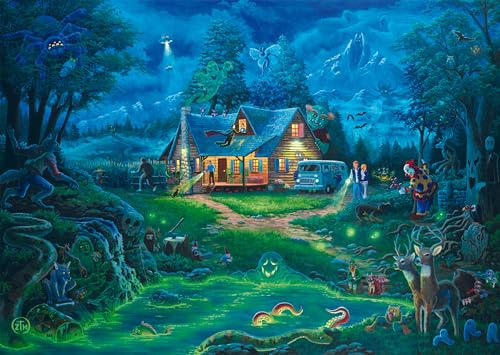 Schmidt | Zac Kinkade: The Haunted House (1,000 Pieces) | Jigsaw Puzzle | Ages 14+ | 1+ Players