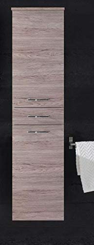 Froschkönig24 Splash Hochschrank Badezimmerschrank Badschrank Hängeschrank Sandeiche