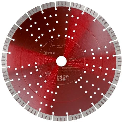 PRODIAMANT Turbo Diamant-Trennscheibe Beton 350mm x 30 mm Segmenthöhe 15mm
