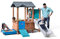 Step2 Woodland Adventure Spielhaus mit Rutsche | Kunststoff Kinderspielhaus für den Garten mit Stauraum | Gartenhaus für Kinder.