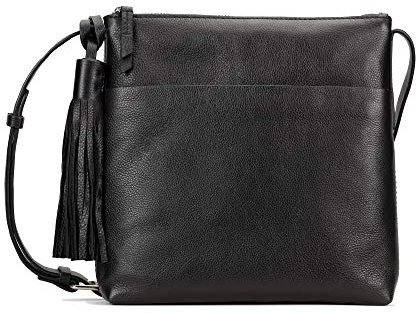 Clarks Damen Topsham Shine Umhängetasche Schwarz (Black)