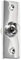 Polished Chrome Wired Door Bell 75mm Victorian Style Front Porch Chime Ring