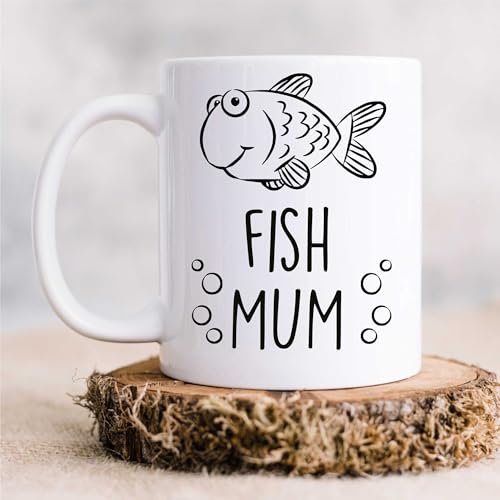 60 Second Makeover Limited Fish Mum Mug Pet Present Christmas Mothers Day