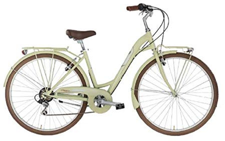 Alpina Bike Dorothy Bicicleta Trekking 6 V, Mujeres, Crema, 28