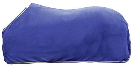 HKM Abschwitzdecke-7901 dunkelblau/gold 125
