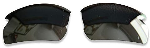 POLARLENS Polarised Replacement Lenses for Oakley Flak Jacket 2.0 - Compatible with Oakley Flak Jacket 2.0 Sunglasses (Black)