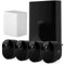 Arlo Ultra2 Überwachungskamera aussen und GRATIS Zusatz Akku Bundle, 4er Set - schwarz, Testzeitraum für Arlo Secure Plan