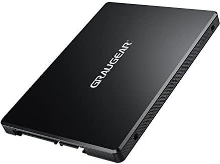 GRAUGEAR Aluminium M.2-SATA SSD Konverter, für B-Key M.2 NGFF zu 2,5” SATA, 2,5“ Bauform, 7 mm Einbauhöhe, unterstützt SSD Längen 2230/2242/2260/2280