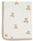 Jollein 513-511-66095 Babydecke mit Teddyfell Teddybär weiß (75x100 cm)