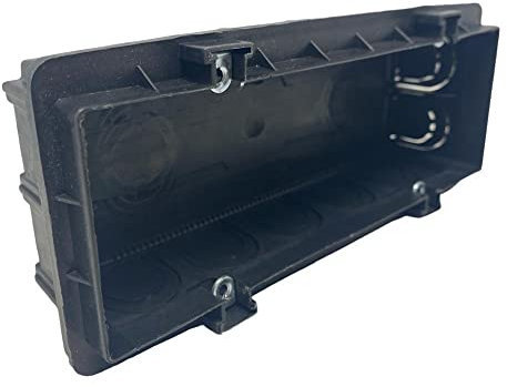Vetrineinrete® 5 Cassette da incasso 506/507 scatole combinate da muro 6/7 posti con inserti in ferro zincato IP40