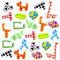 Uootach Mini Magische Schlange, Magic Snake Twisted Wand Puzzle-Serie, Zauberlineal Faltspielzeug, Intellektuelles Spielzeug für Kinder, Gut für Kindergeburtstagsgeschenke (24)