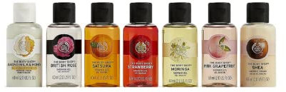The Body Shop 3 x Mini shower Gels Random Collectiion travel holiday gift 60ml each