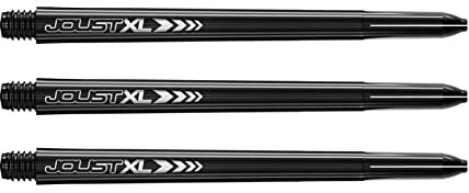 RED DRAGON Luke Humphries Joust XL Schwarz Dart-Stiele - 3 Sets pro Packung (insgesamt 9 Stiele)