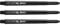 RED DRAGON Luke Humphries Joust XL Schwarz Dart-Stiele - 3 Sets pro Packung (insgesamt 9 Stiele)