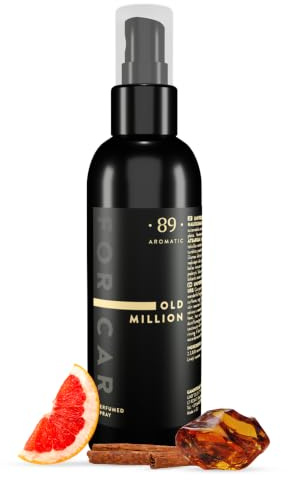 Spray désodorisant voiture 100 ml – Parfum de musc, de cannelle et d'ambre, anti-odeurs puissant, neutraliseur de mauvaises odeurs, anti-tabac, purificateur d’air intérieur longue durée
