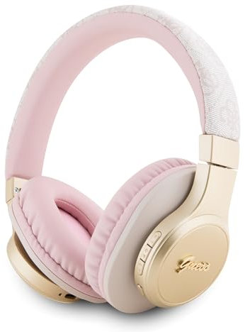 CG MOBILE Guess Bluetooth 4G On-Ear-Kopfhörer mit Schriftzug (Pink)
